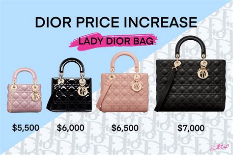 lady dior price 2017|lady dior euro price.